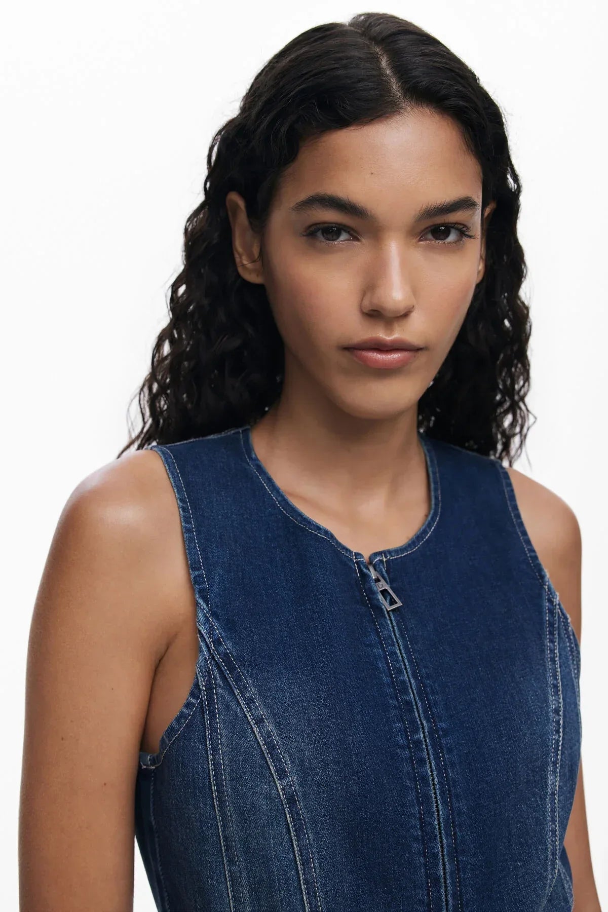 Desigual - Poplin Vest Dress - Torso