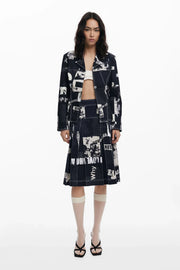 Desigual - Newspaper Skirt - Torso