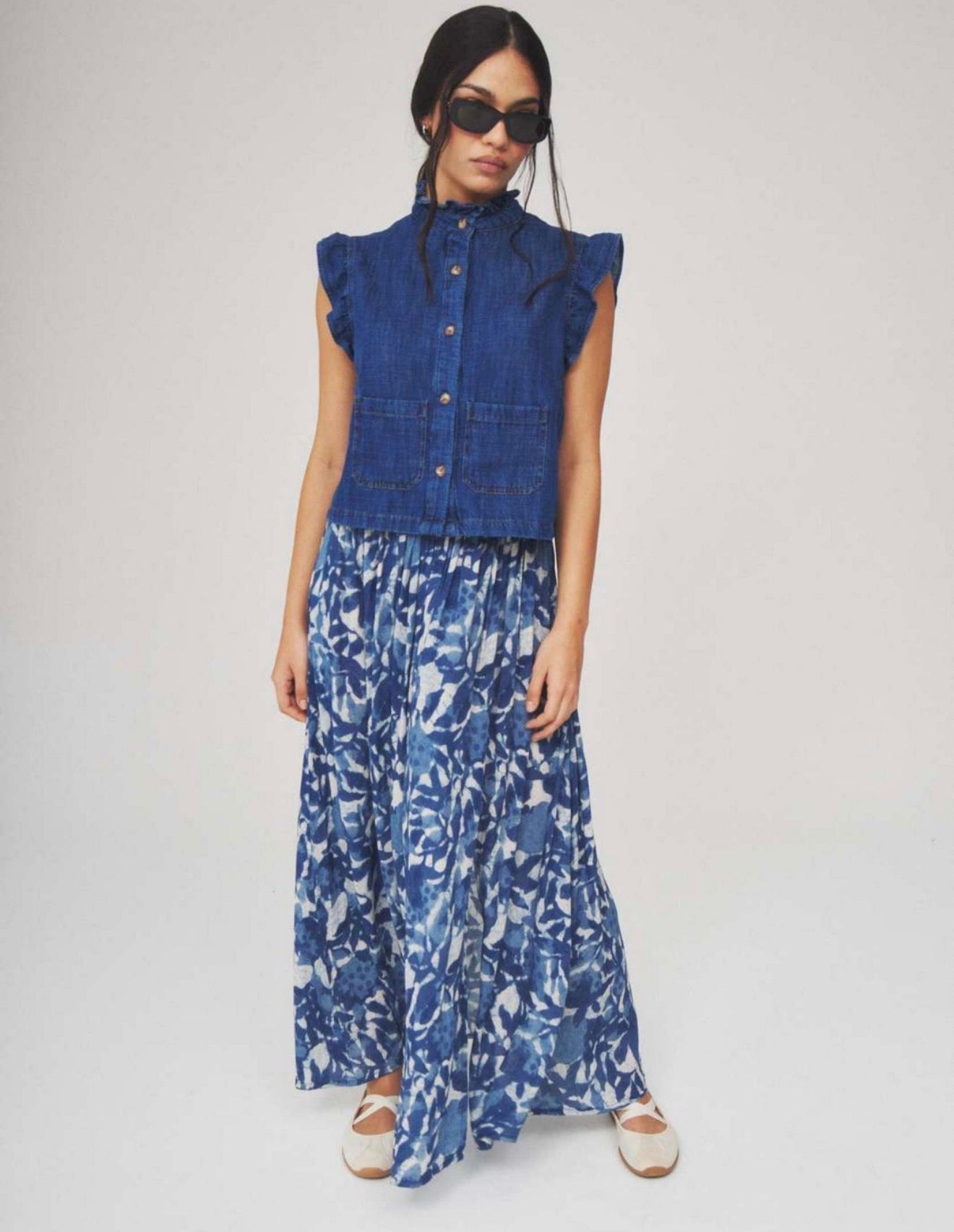 Louizon - Perel Chemise | Stone