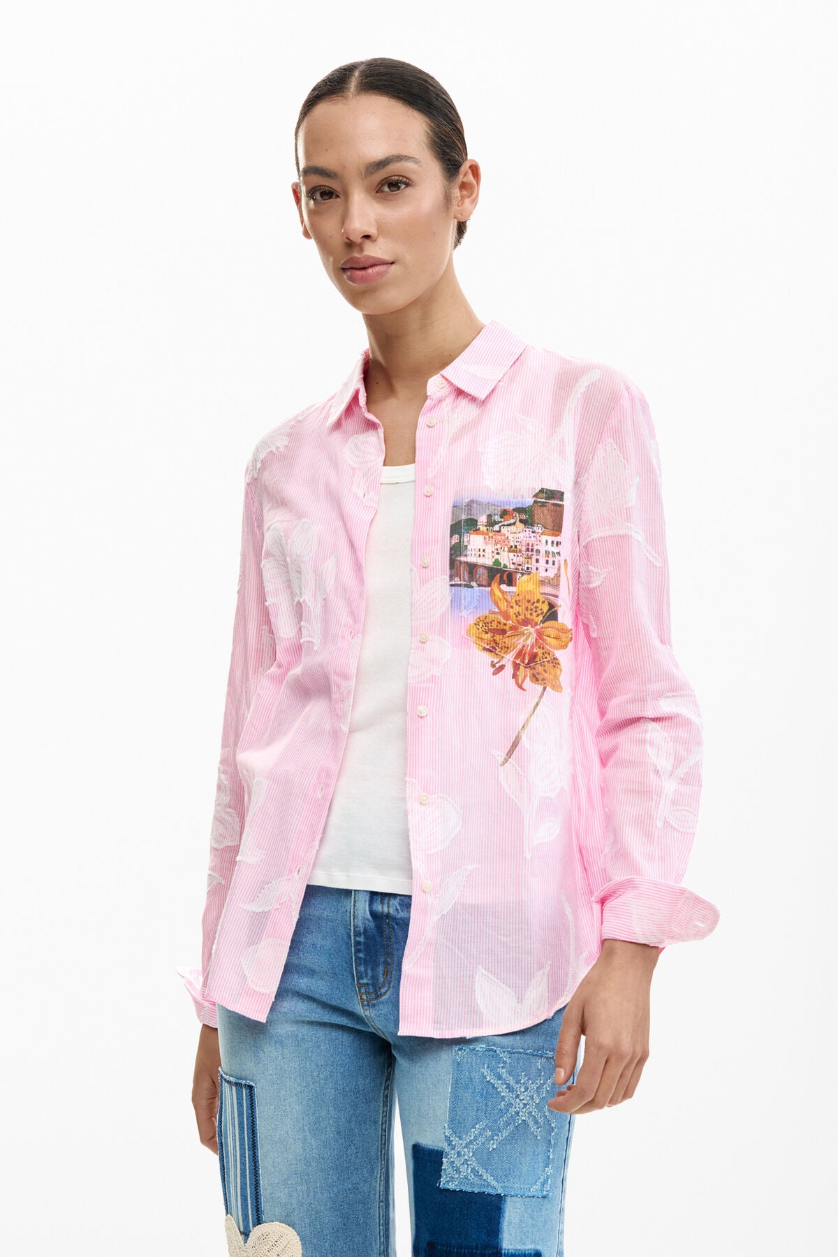 Desigual - PinkJac Shirt