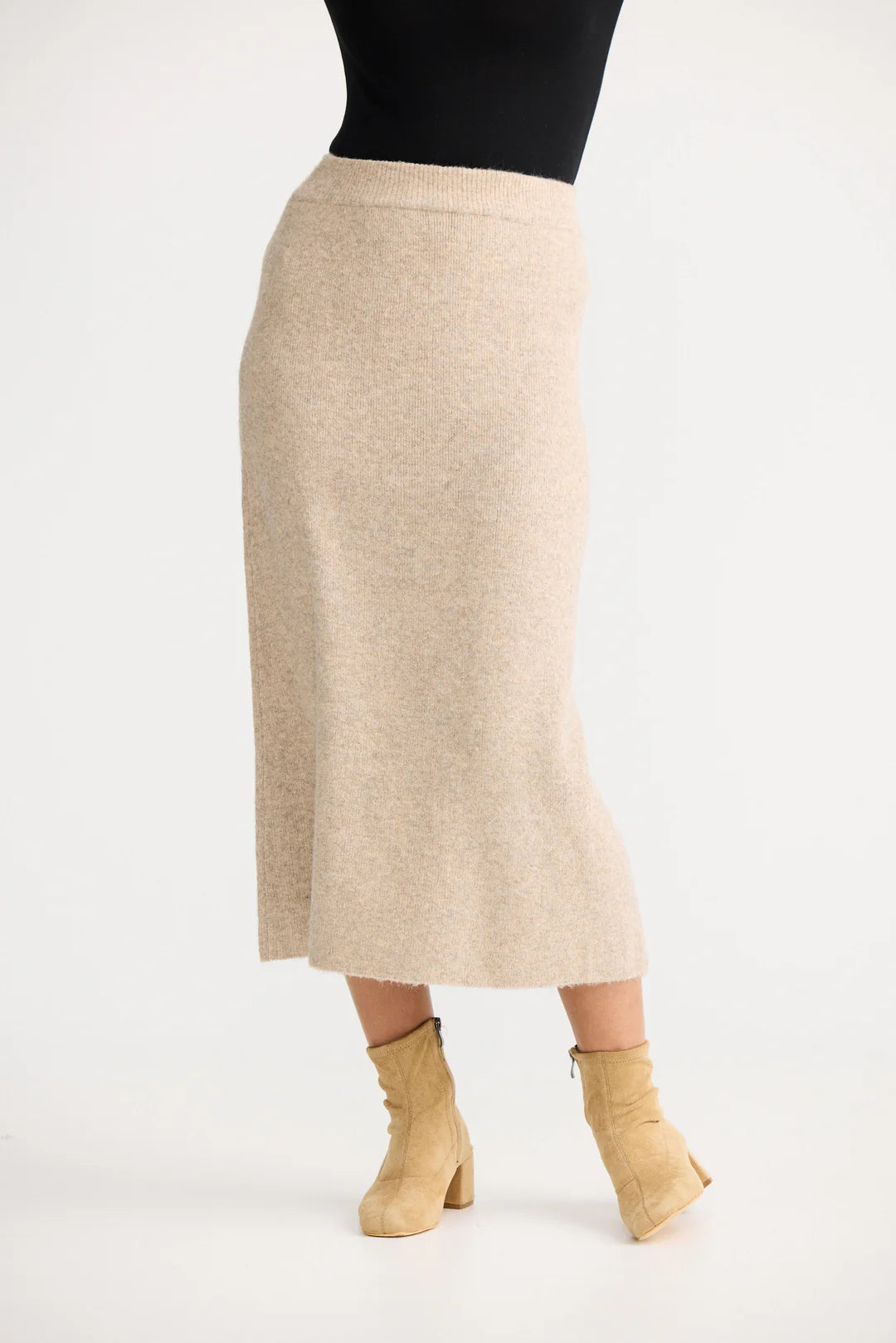 The Shanty Corporation - Lucerne Knit Skirt | Oatmeal