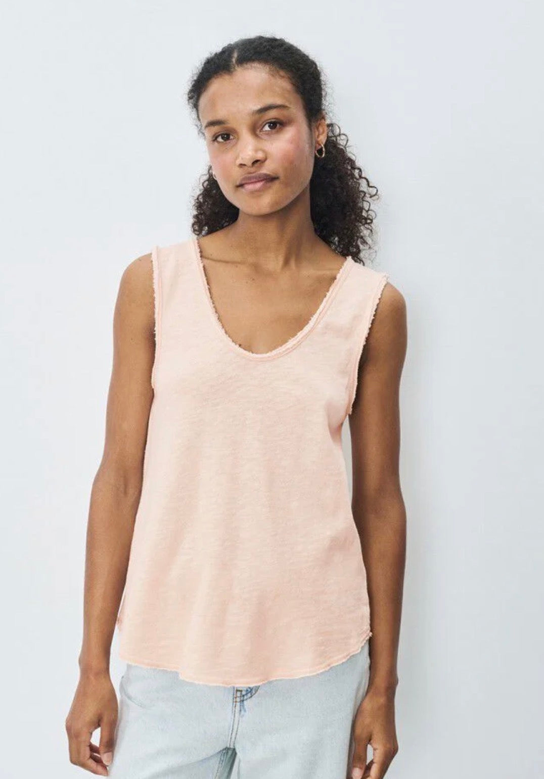 American Vintage - Son29G Cotton Tank | Biscuit Vintage