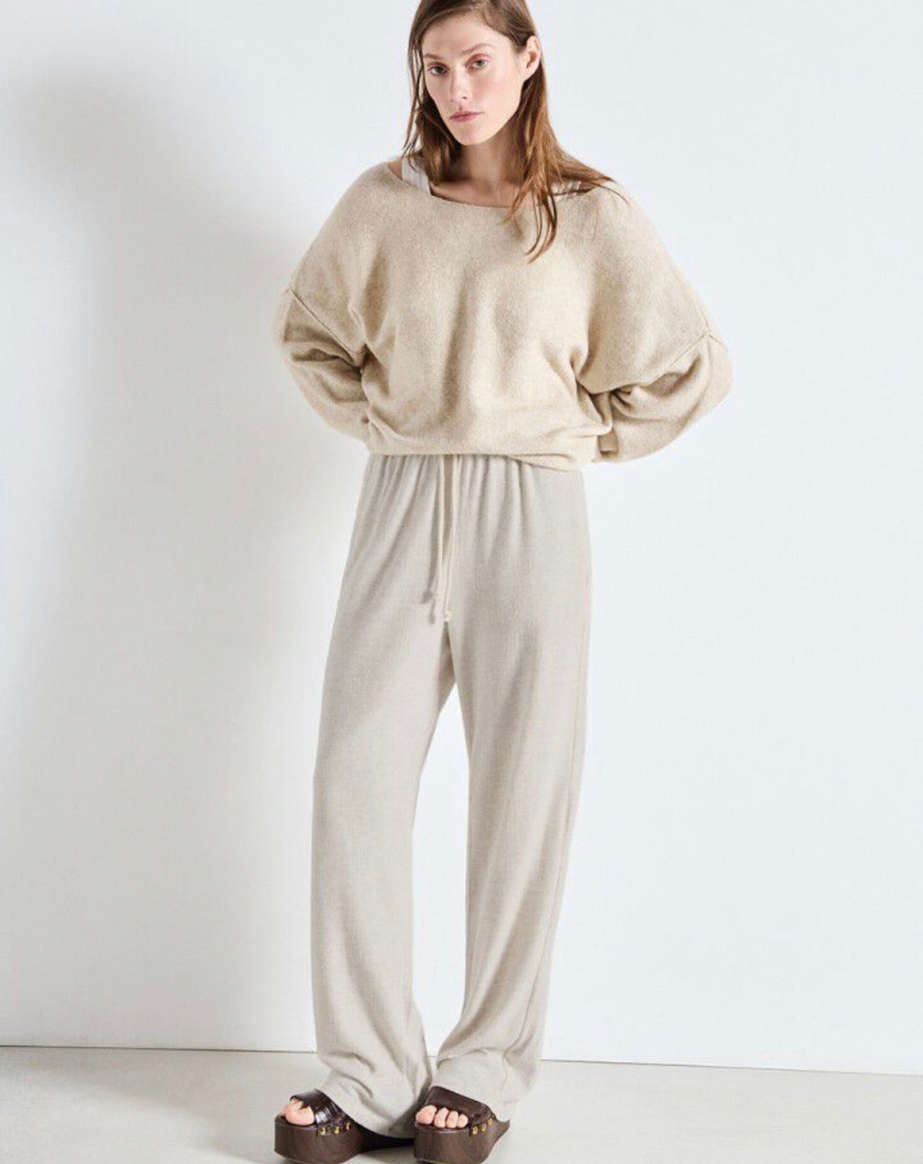 American Vintage - Damsville Sweater | Sand Melange