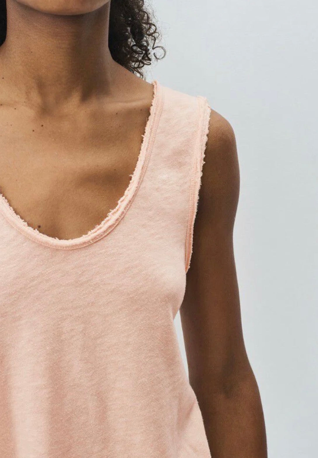 American Vintage - Son29G Cotton Tank | Biscuit Vintage