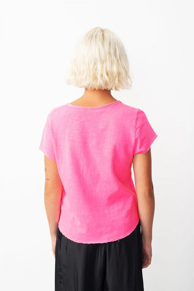 American Vintage - Son02AG Sonoma Tee | Pink Acid