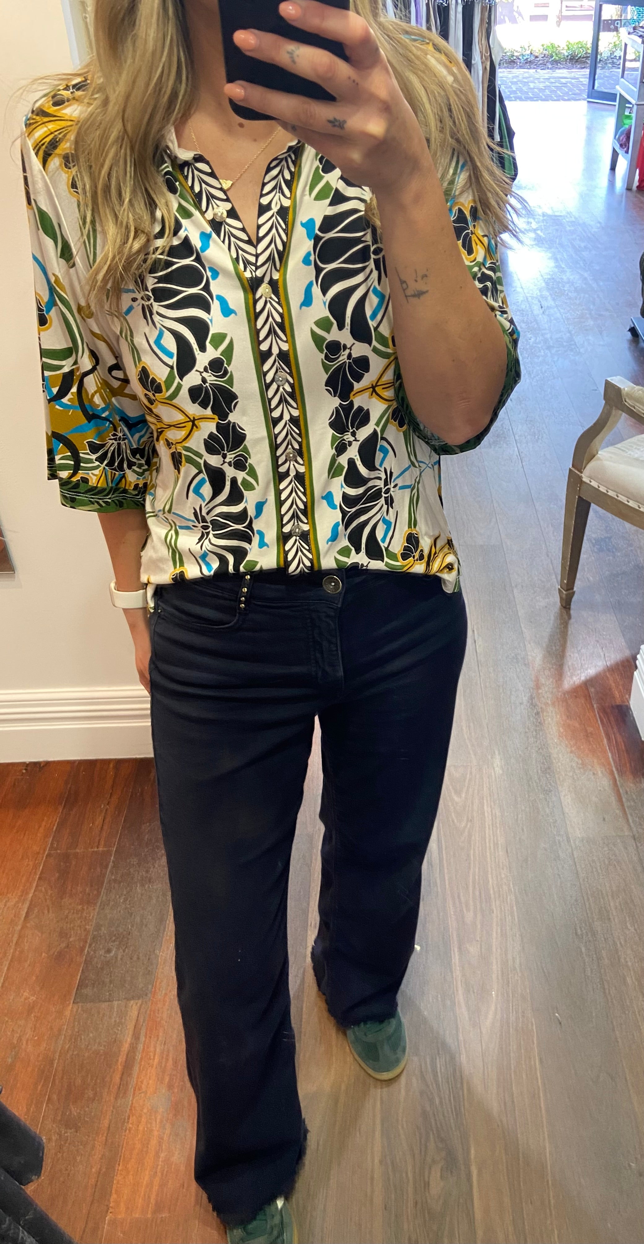 Johnny Was - Janie Favourite Button Kimono Sleeve