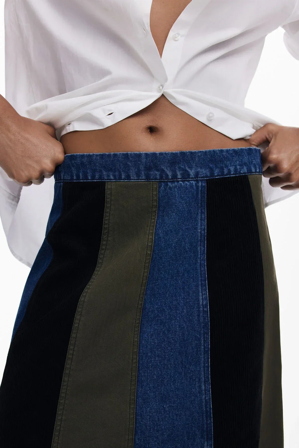 Desigual - Patches Denim Skirt - Torso
