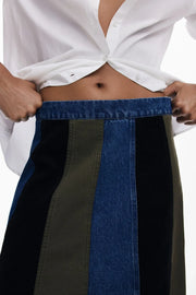 Desigual - Patches Denim Skirt - Torso
