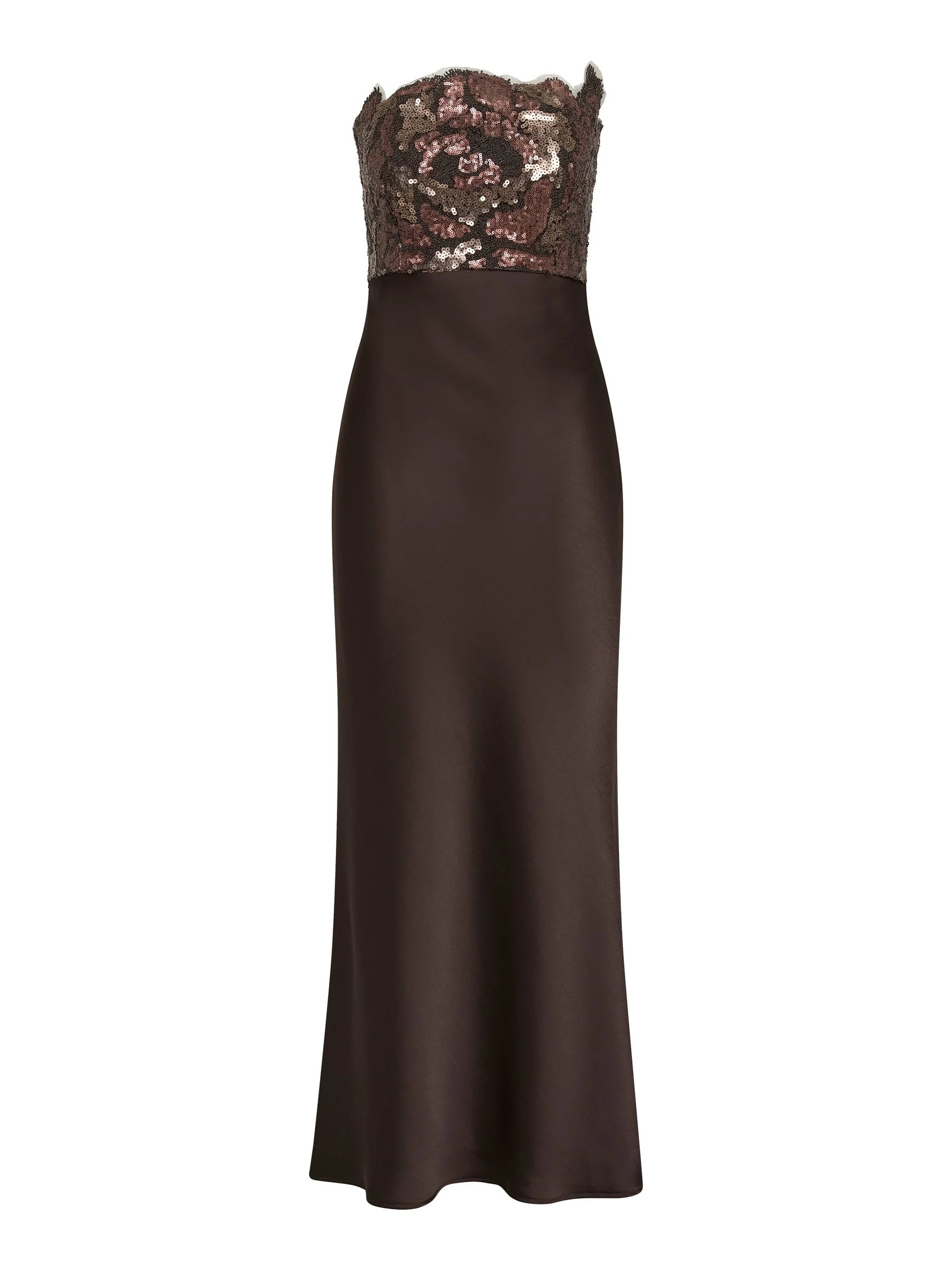 Moss and Spy - Iman Satin Gown - Torso