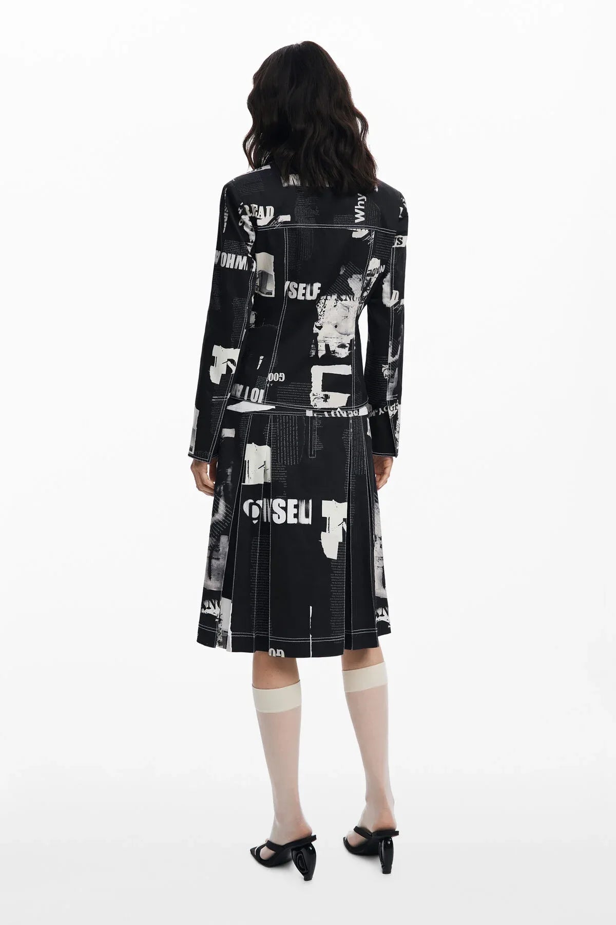 Desigual - Newspaper Skirt - Torso