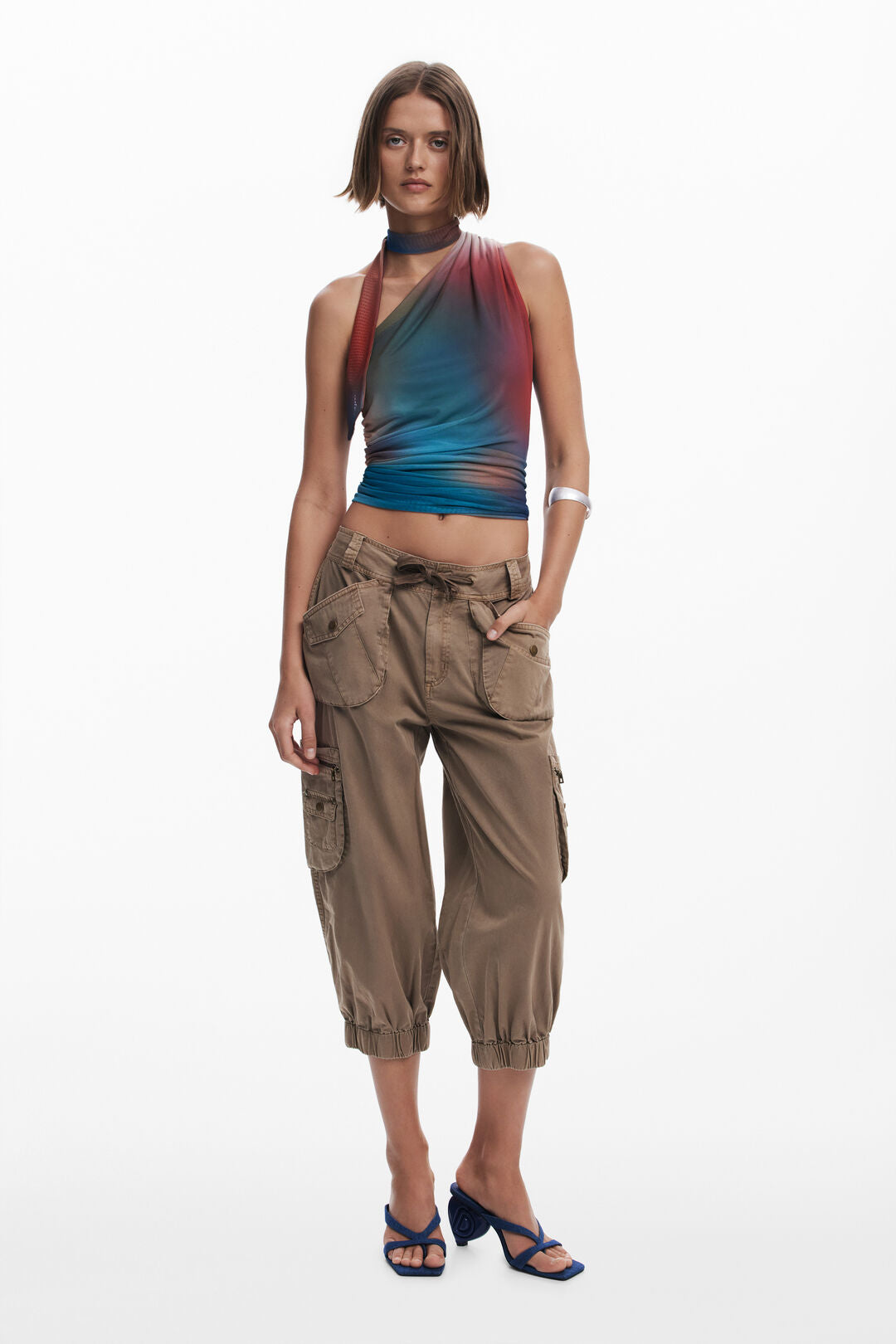 Desigual  -  Loira Cargo Capri Pant