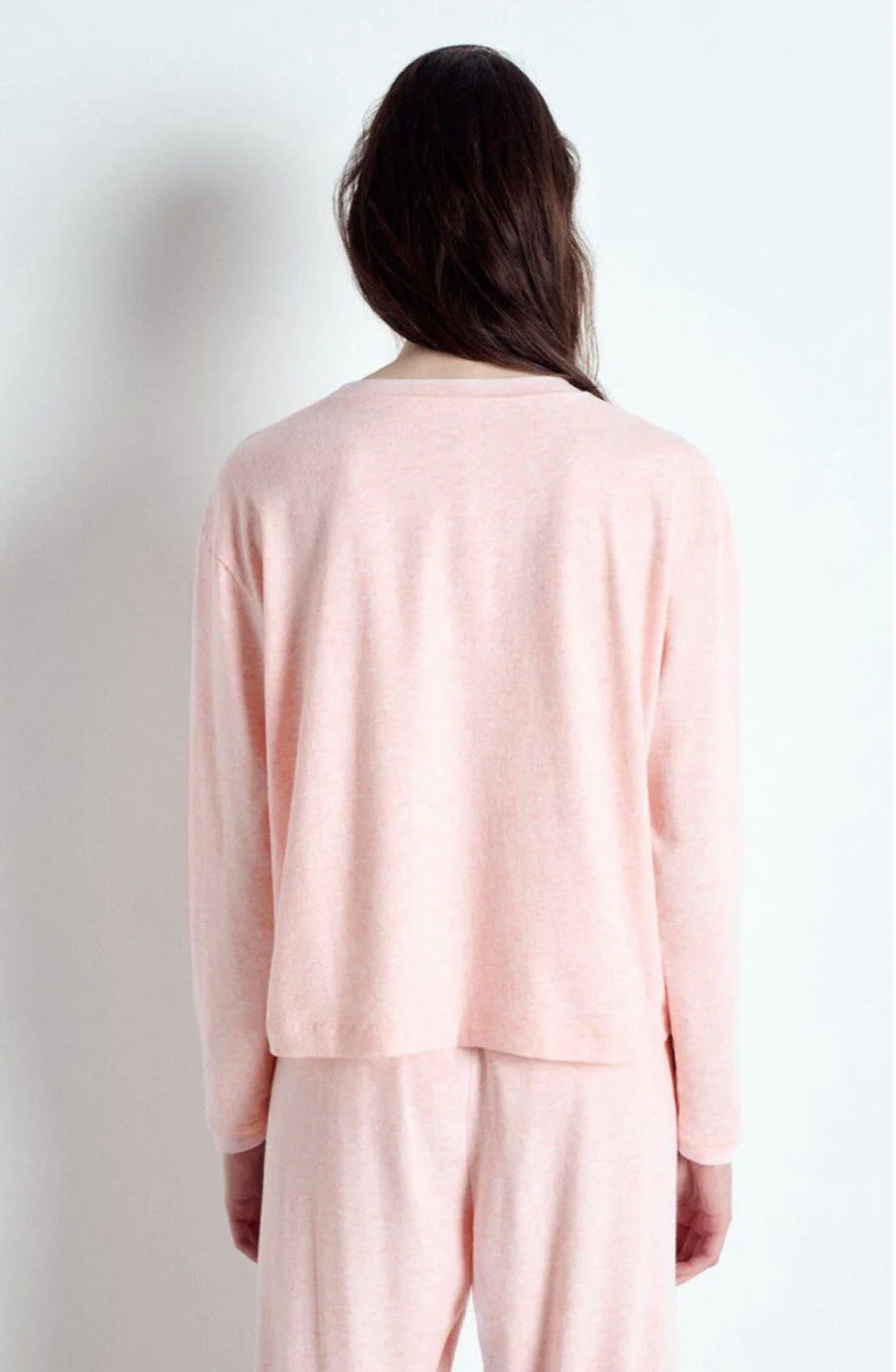 American Vintage - Ypawood LS Top | Pink Melange