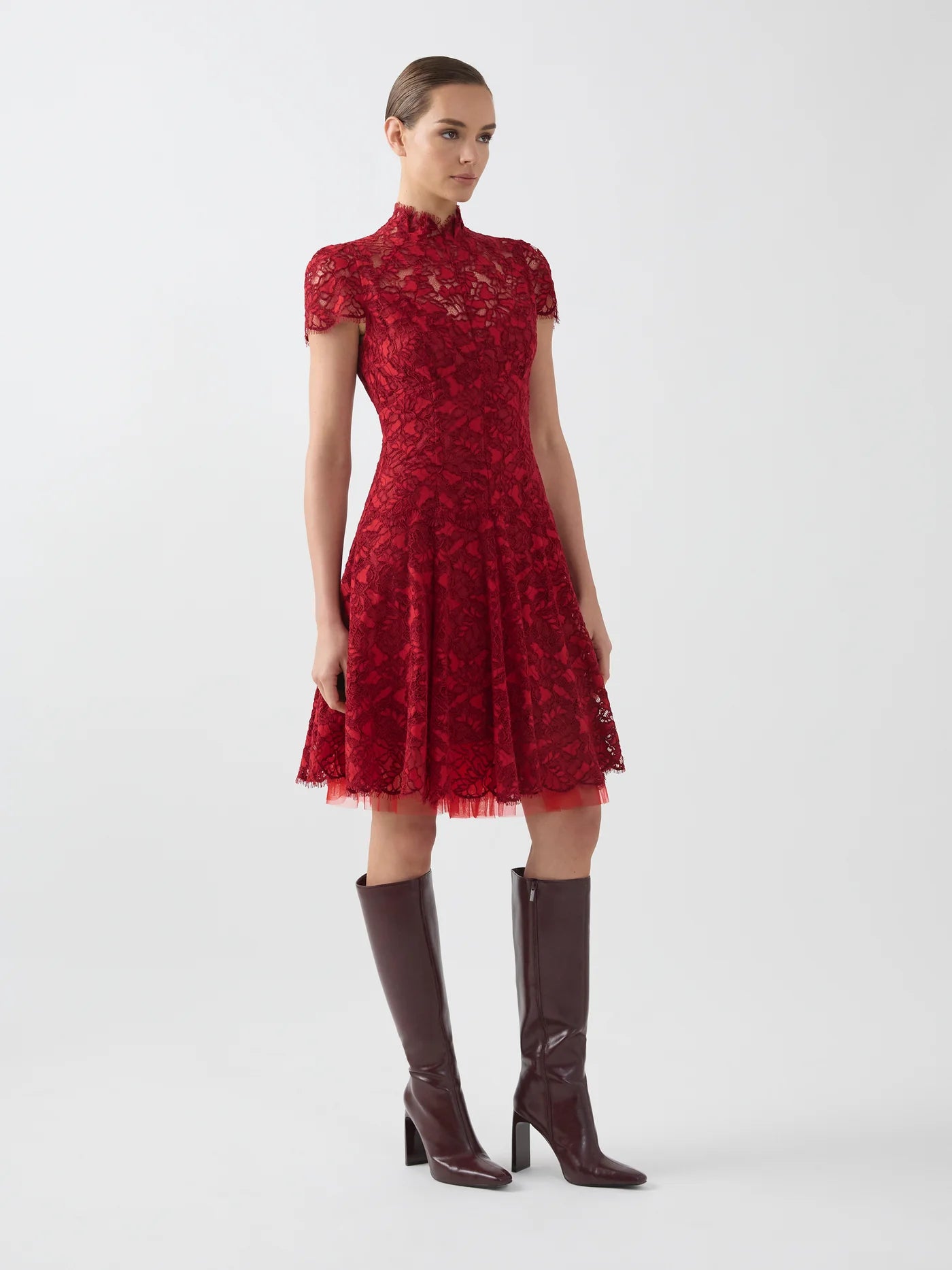 Moss and Spy - Carmen A-Line Dress | Ruby