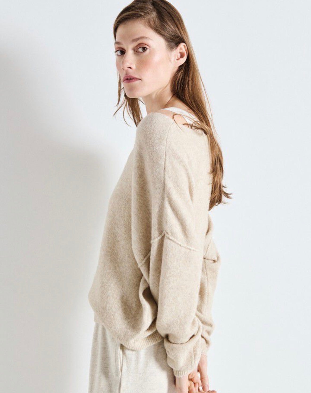 American Vintage - Damsville Sweater | Sand Melange