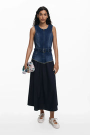 Desigual - Poplin Vest Dress - Torso