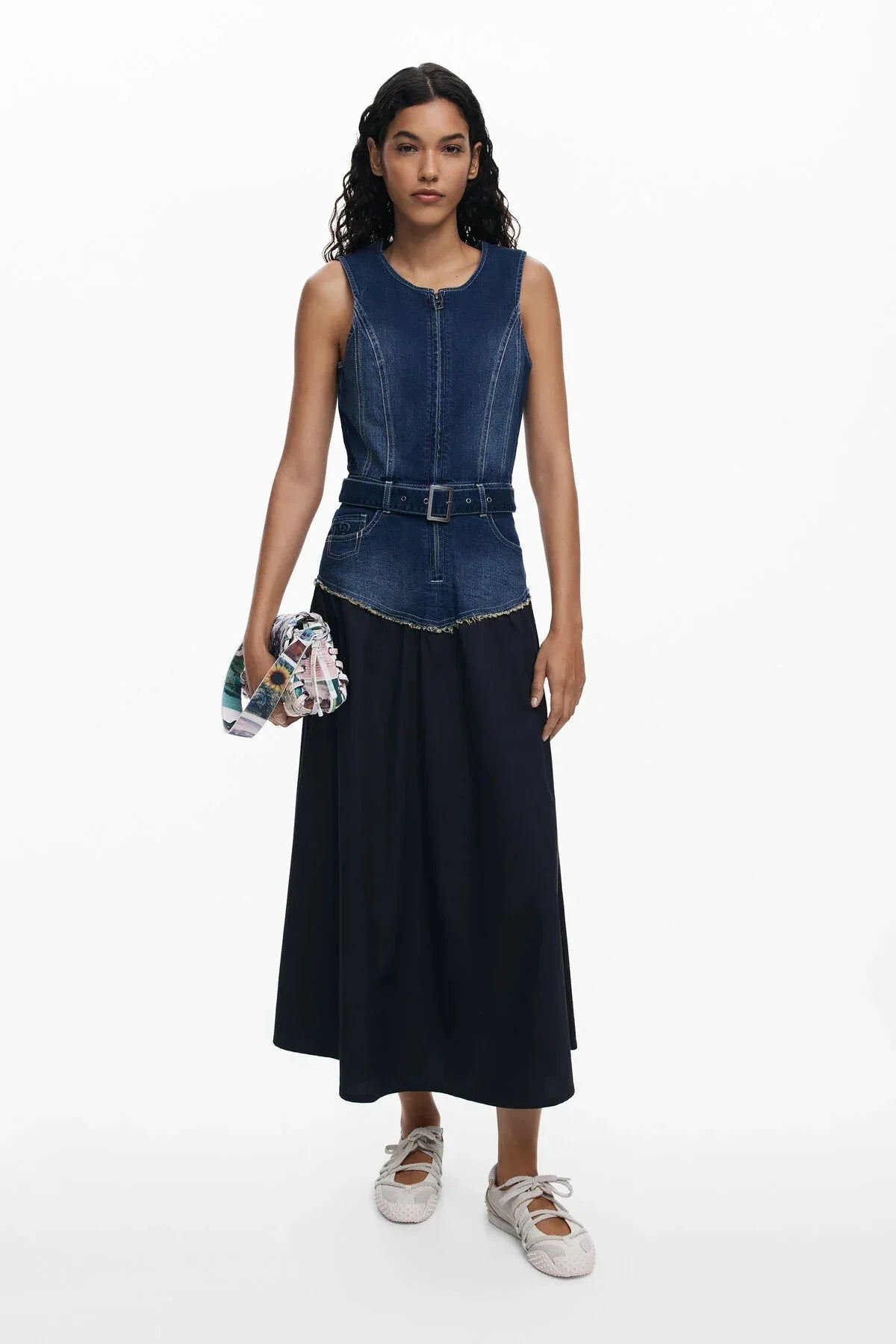 Desigual - Poplin Vest Dress - Torso
