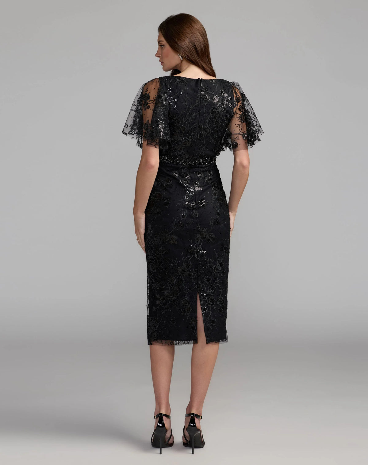 Mac Duggal - Sequin Butterfly Sequin Dress