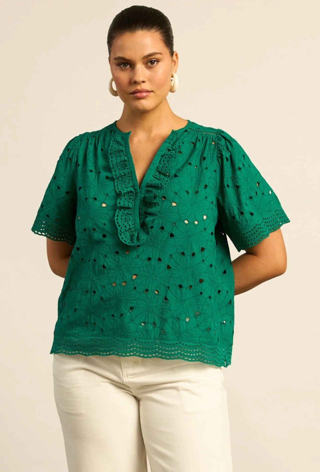 Zoe Kratzmann - Vantage Top | Emerald