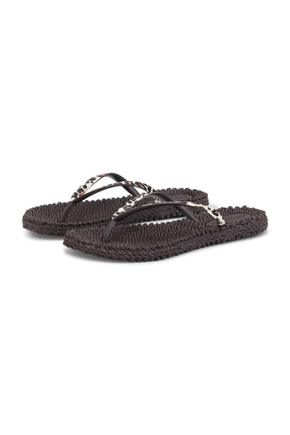Ilse Jacobsen Thongs - Brown Panthera