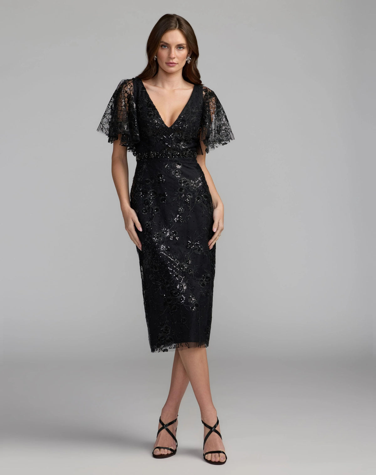 Mac Duggal - Sequin Butterfly Sequin Dress