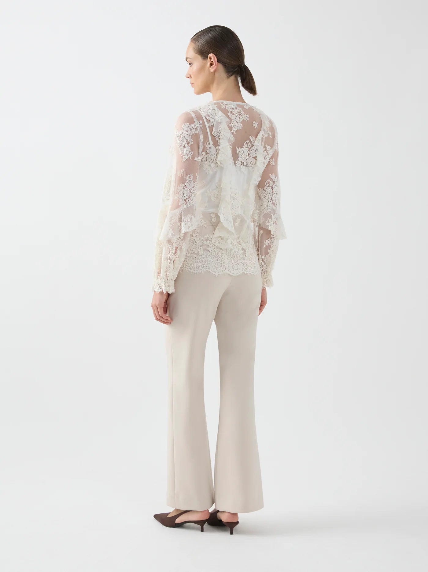 Moss and Spy - Antionette LS Blouse | Cream