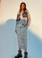 Rundholz - Utility Pencil Skirt | Light Grey - Torso