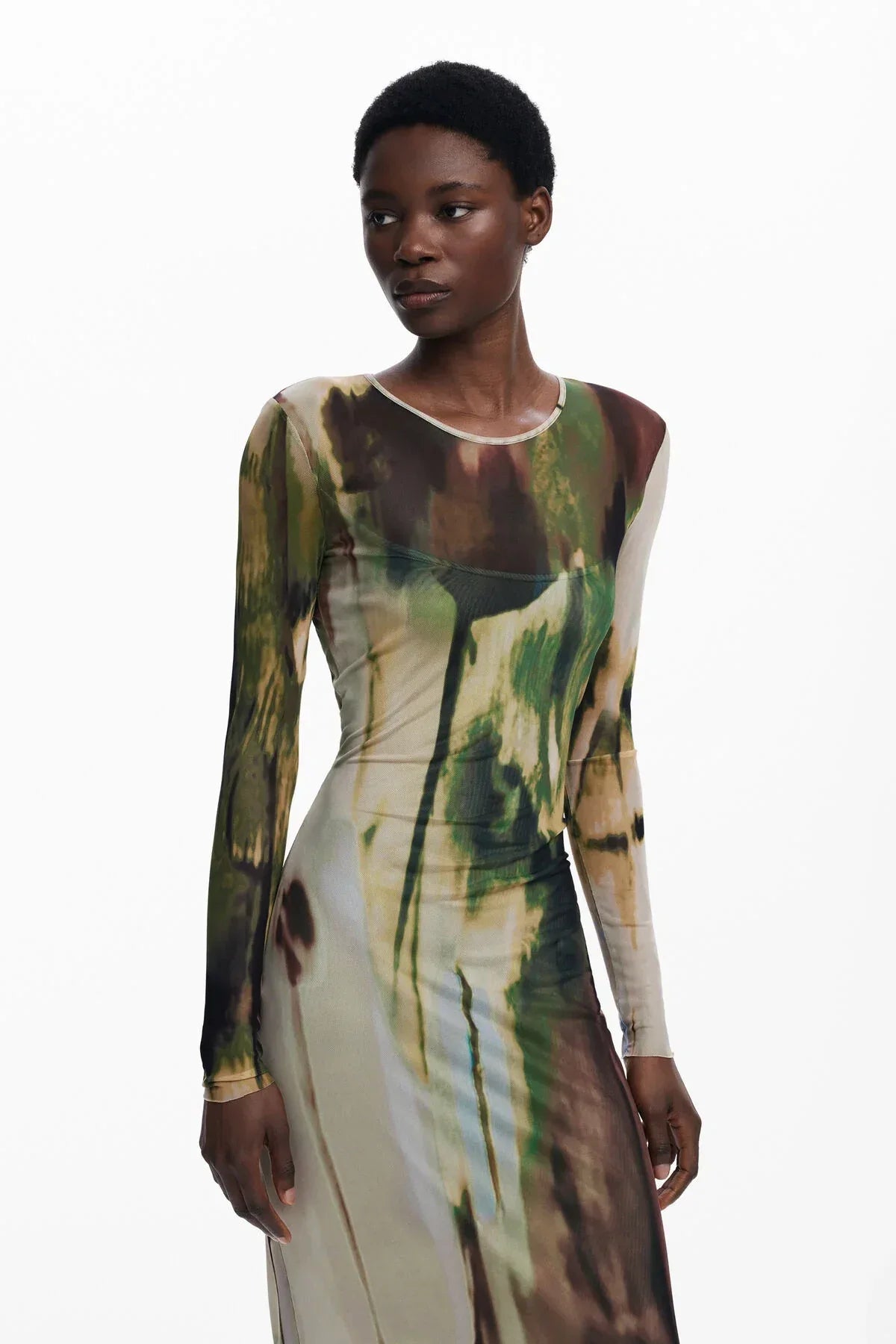 Desigual  - Godiva Mesh Dress - Torso