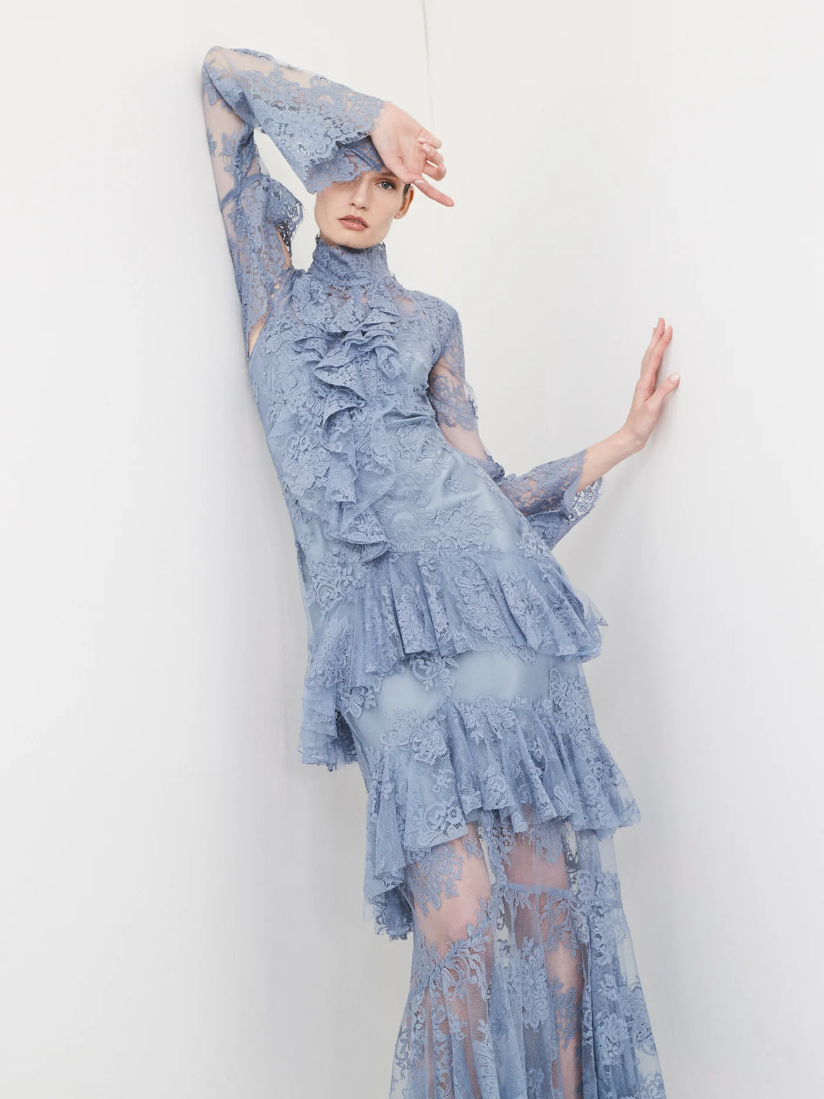 Moss and Spy - Penelope Dress | Cornflour Blue