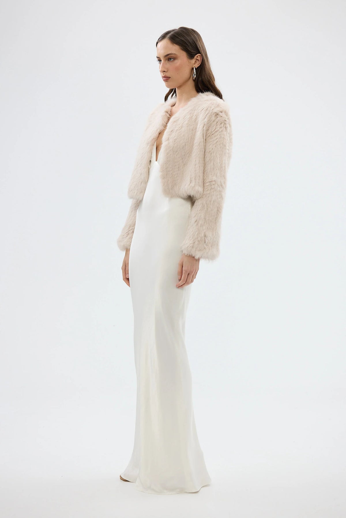 Bubish - Lola Crop Fur | Stone