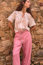 Zoe Kratzmann - Pulse Top | Painterly Bloom