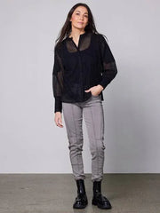 Nu Denmark - Yaina Top | Black - Torso