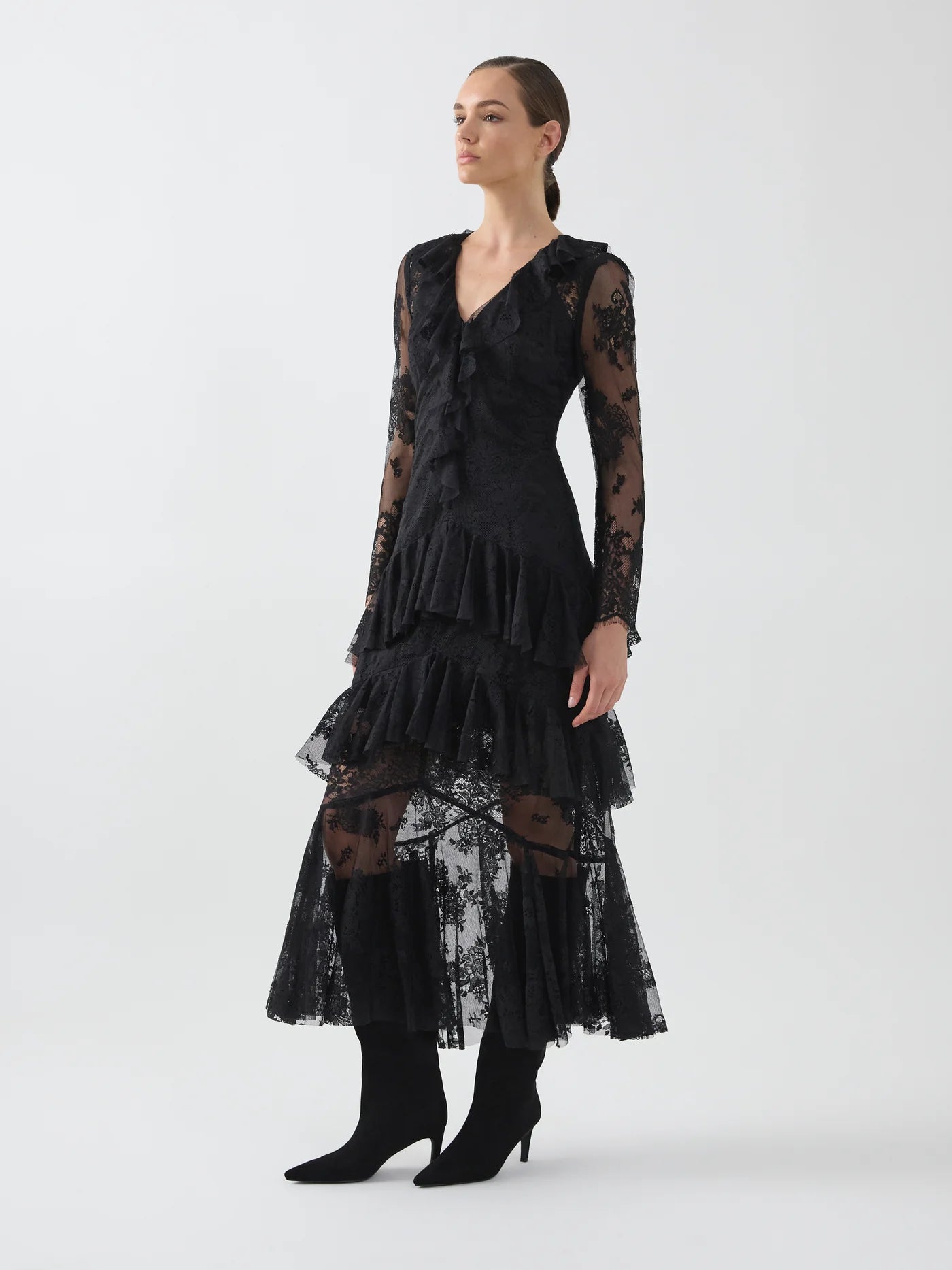 Moss and Spy - Antionette Dress | Black