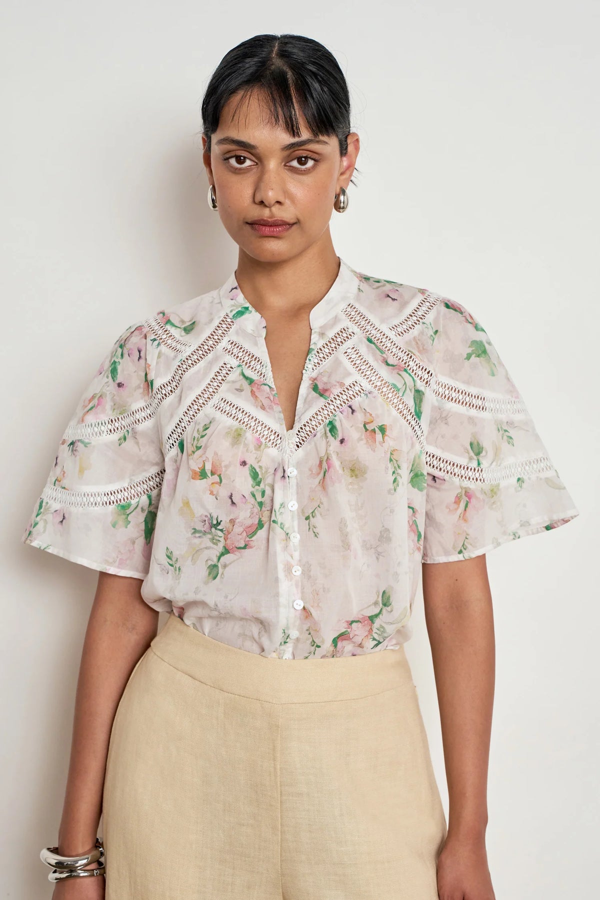 Zoe Kratzmann - Pulse Top | Painterly Bloom