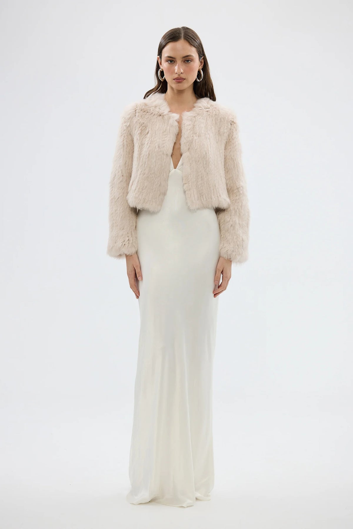 Bubish - Lola Crop Fur | Stone