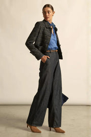 Zoe Kratzmann - Plume Jacket | Midnight - Torso