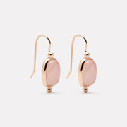 Najo - Fleur Rose Quartz Earrings