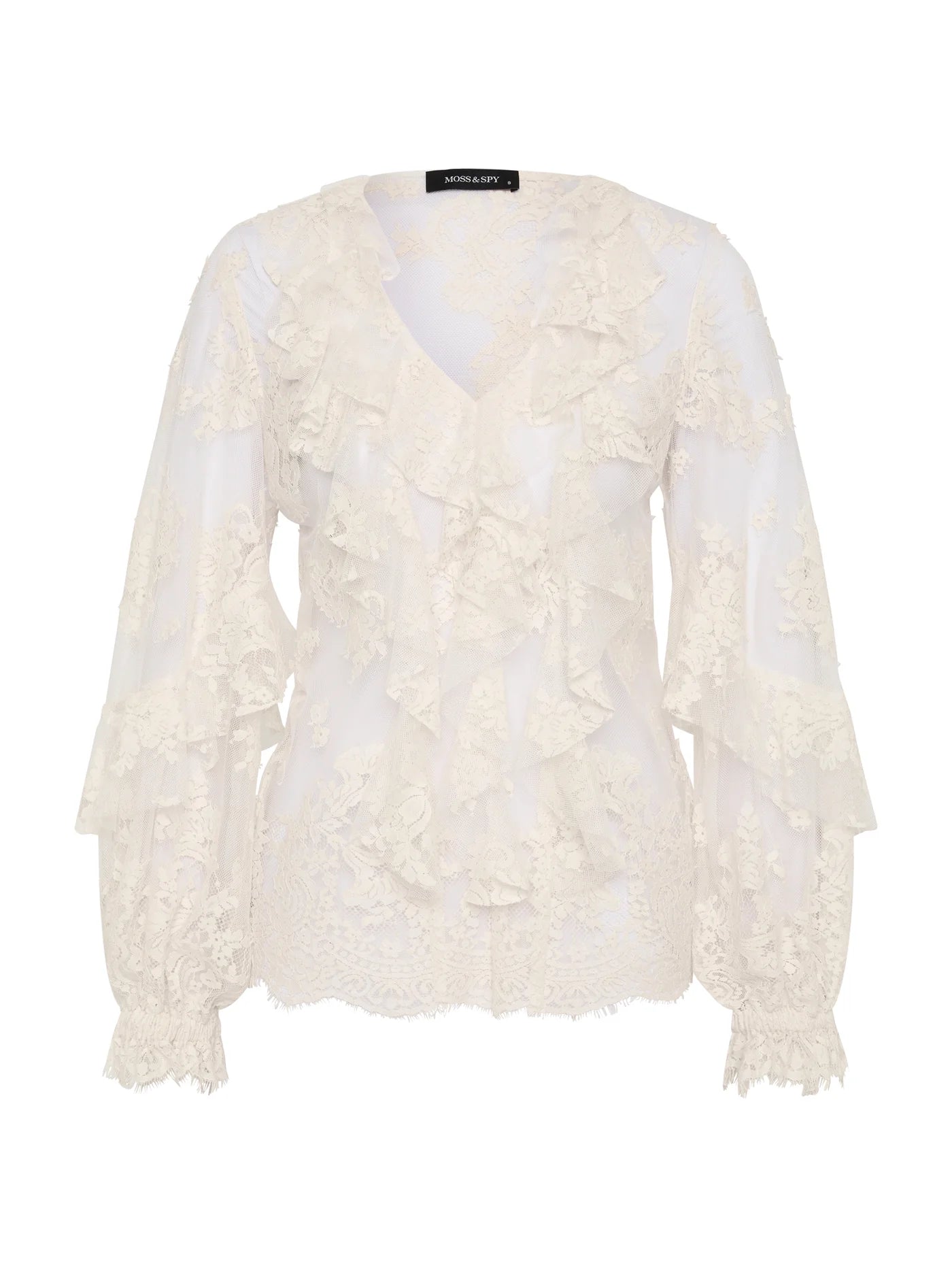 Moss and Spy - Antionette LS Blouse | Cream