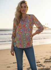 Johnny Was - Heaven Button Up