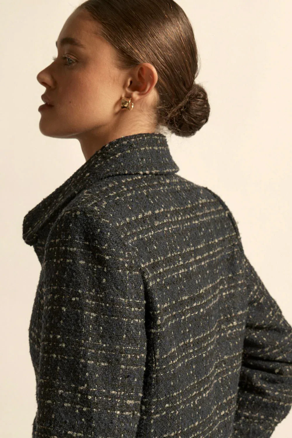 Zoe Kratzmann - Plume Jacket | Midnight - Torso