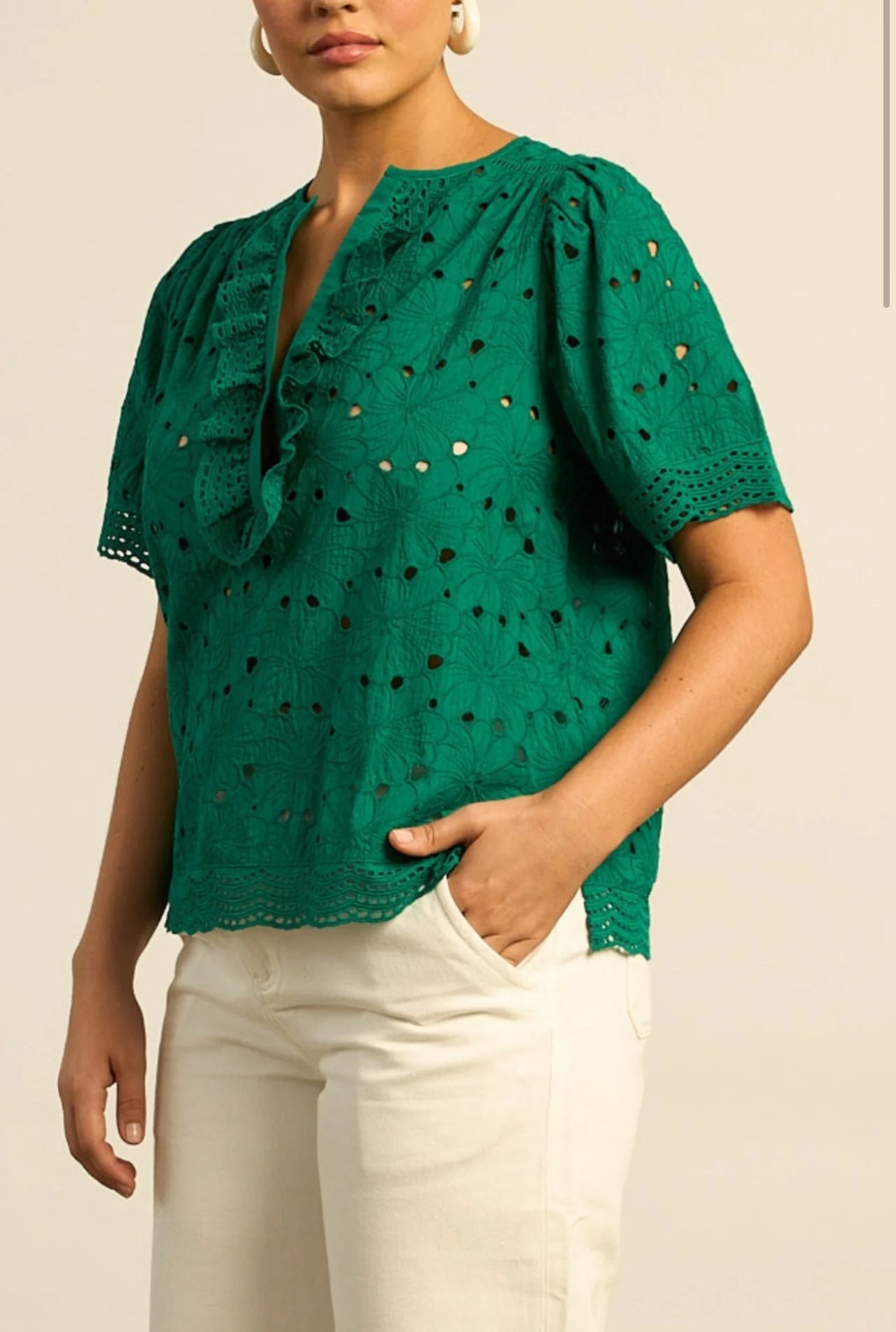 Zoe Kratzmann - Vantage Top | Emerald