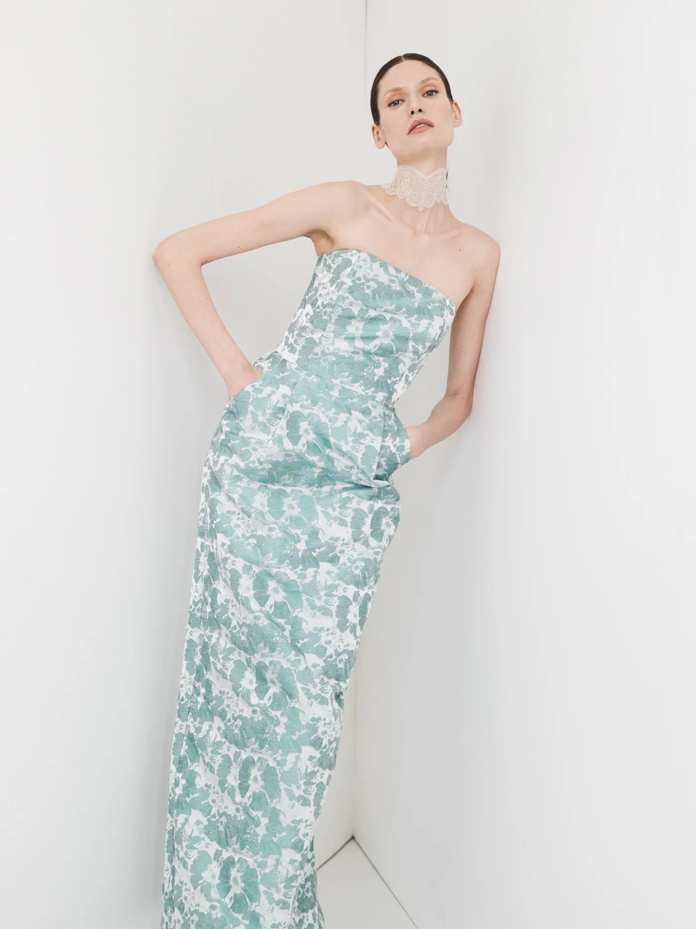 Moss and Spy - Audrey Strapless Gown