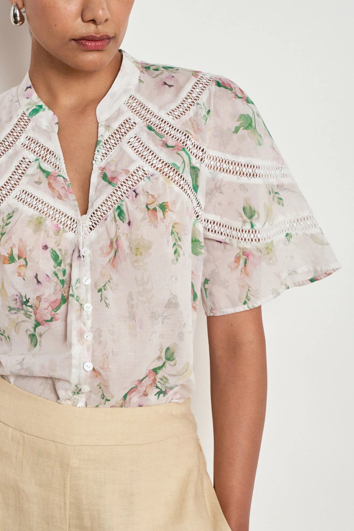 Zoe Kratzmann - Pulse Top | Painterly Bloom