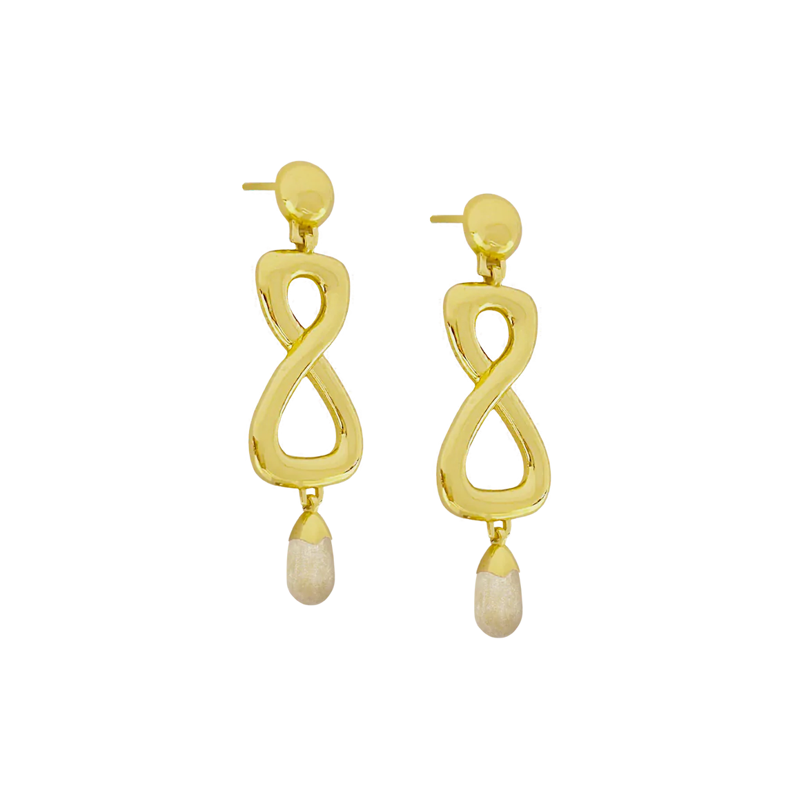 Mountain and Moon - Manhattan Earring | Gold