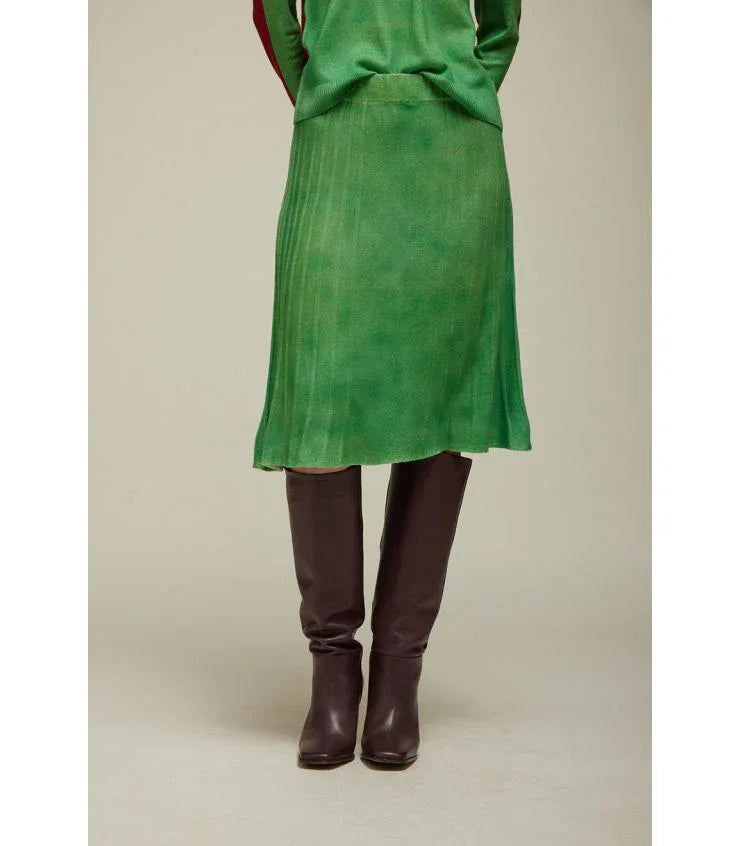 Jei’s - Wool Skirt | Verde - Torso