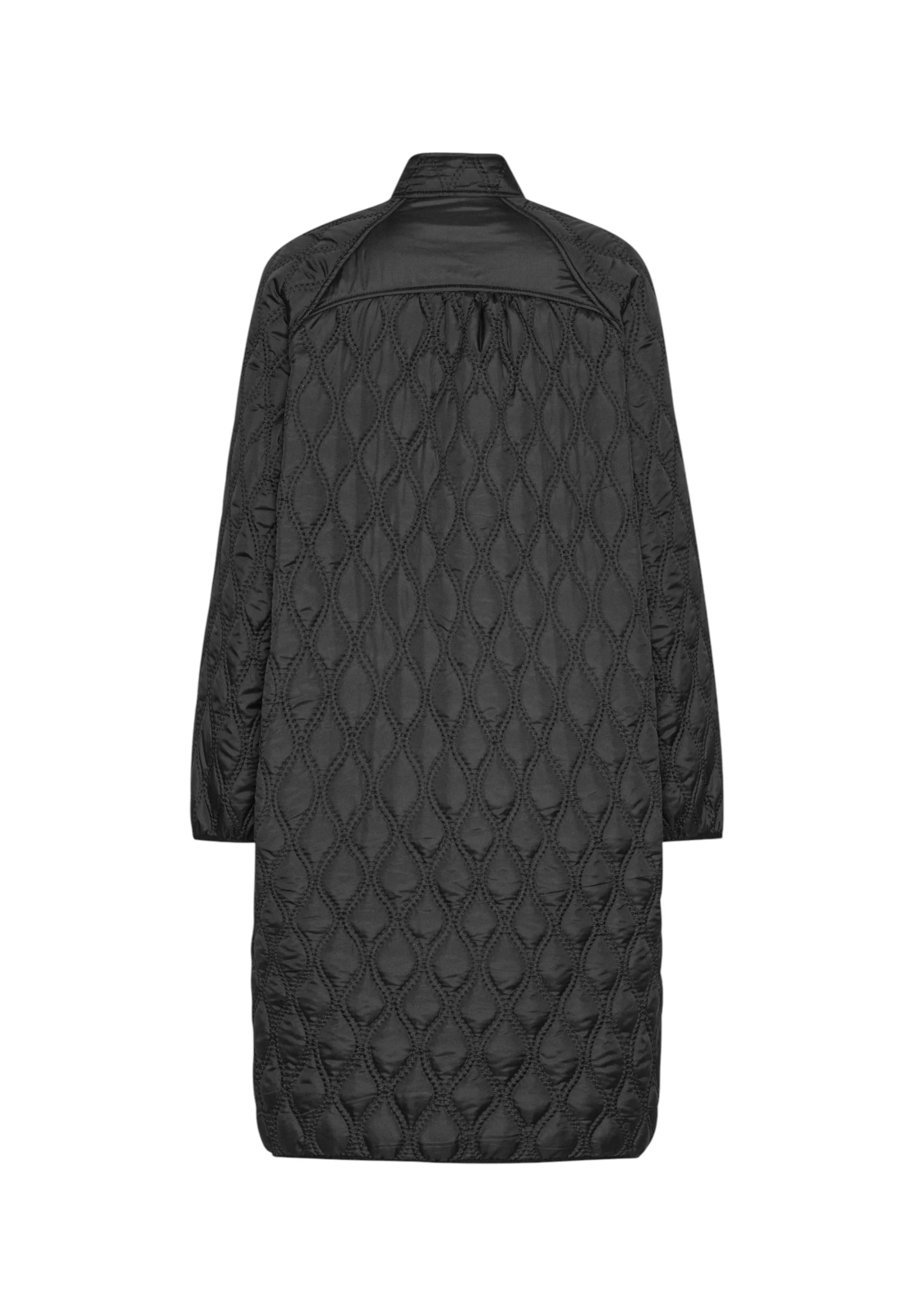 Ilse Jacobsen - Long Quilted Jacket | Black