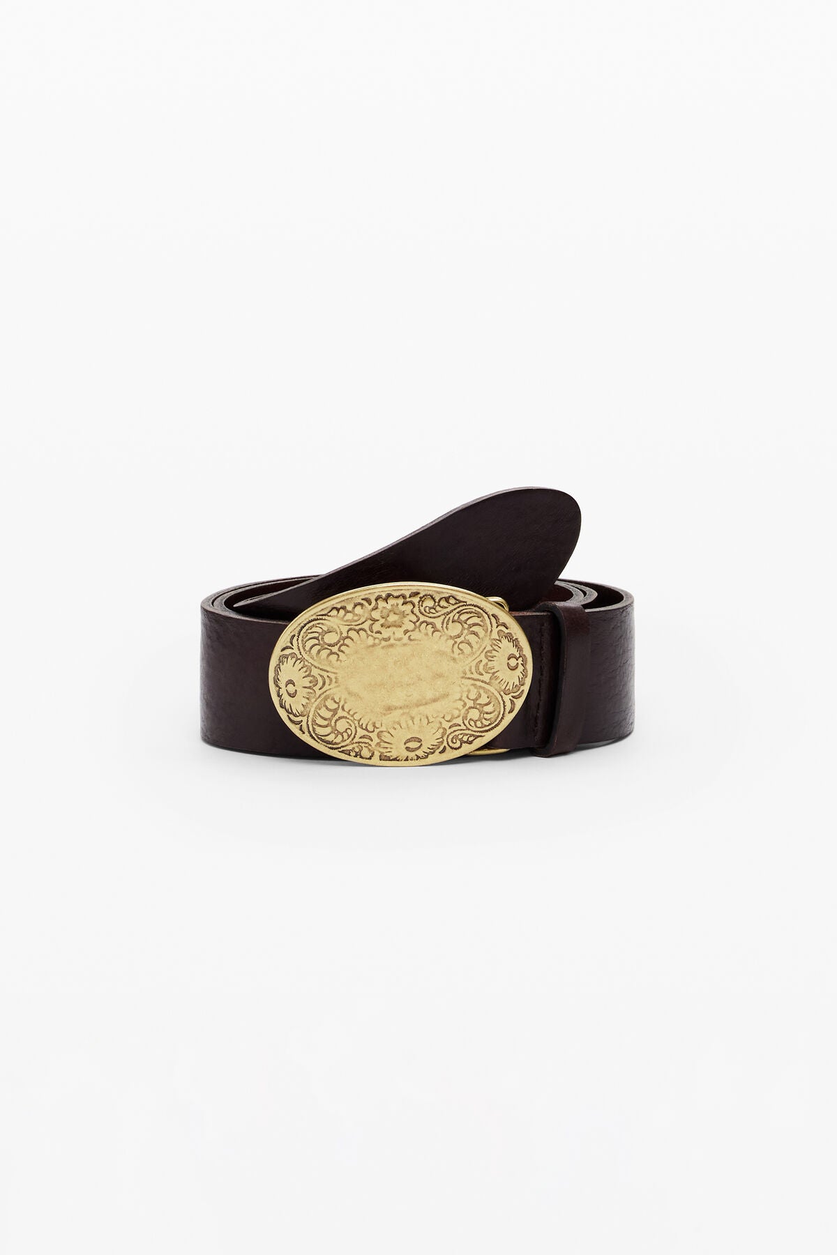 Desigual - Brown Leather Belt