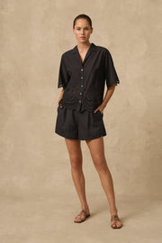 Monte and Lou - Avalon Shorts | Black