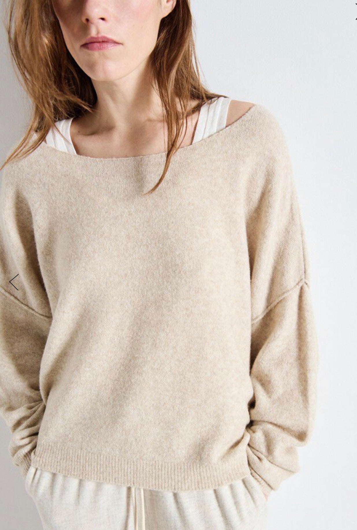 American Vintage - Damsville Sweater | Sand Melange