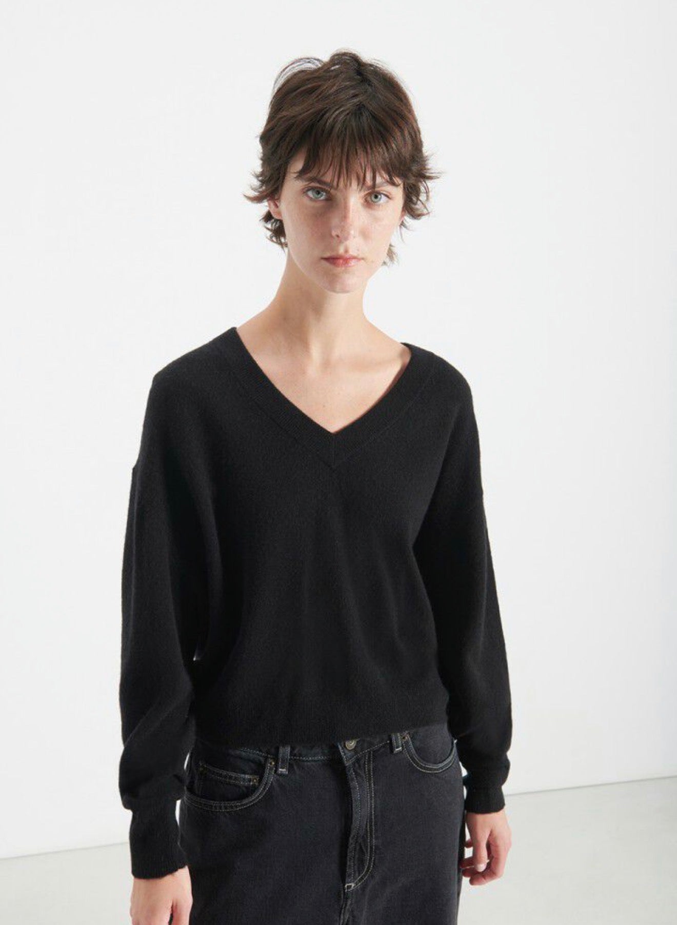 American Vintage - Raxow V Neck | Black