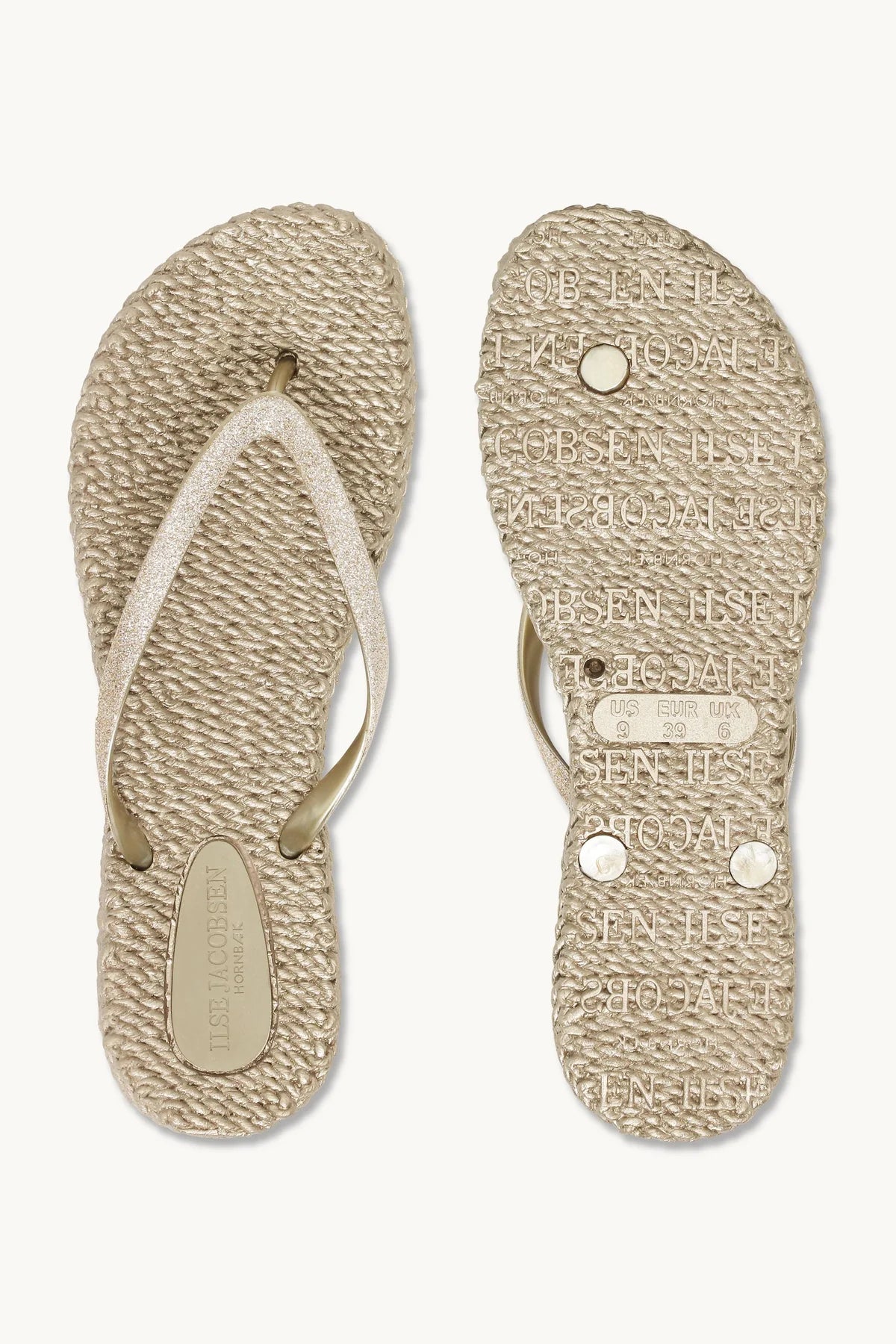 Ilse Jacobsen - Cheerful Glitter Thongs | Platin